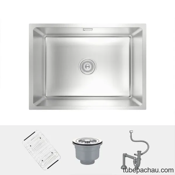 Chậu rửa bát inox 1 hố Konox KN6044SU Dekor