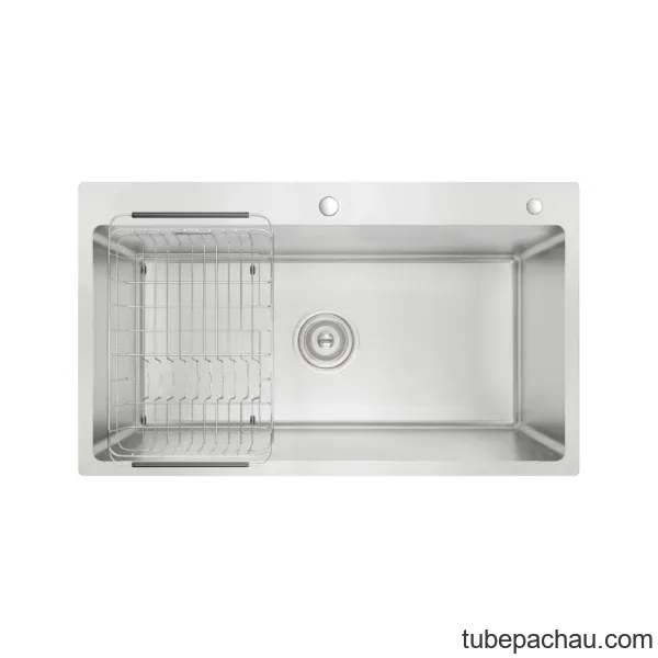 Chậu rửa bát inox 1 hố Konox KN8248SO Dekor