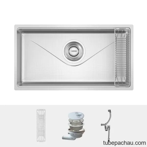 Chậu rửa bát inox 1 hố Konox TARI 8748SR Basic