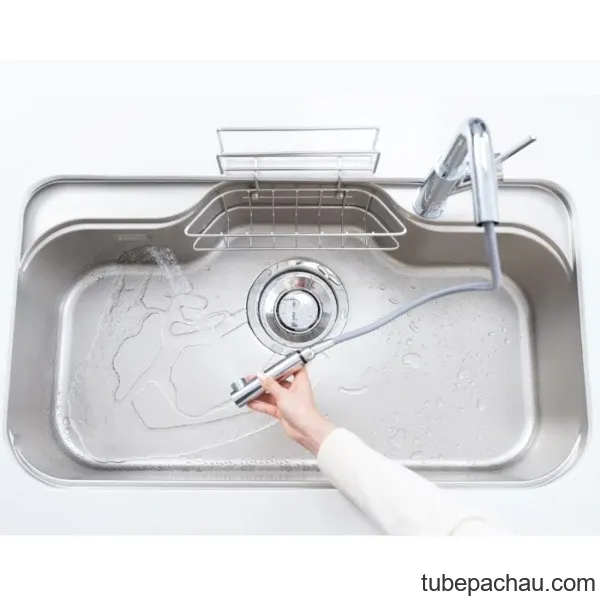Chậu rửa bát inox 1 hố Konox TARI 9051SR