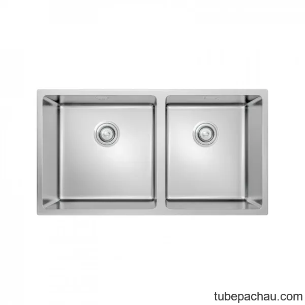Chậu rửa bát inox 2 hố Konox Cube 8144DU