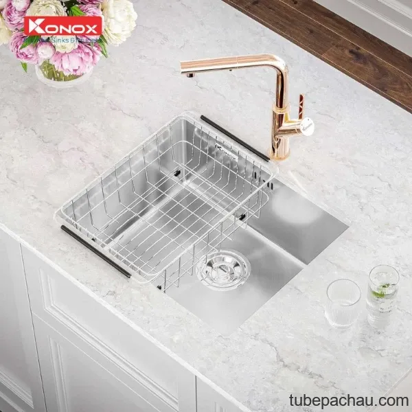Chậu rửa bát Konox Cube 5444SU