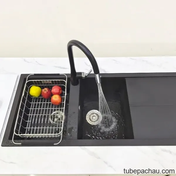 Chậu rửa bát Konox Granite Livello 1160 Black