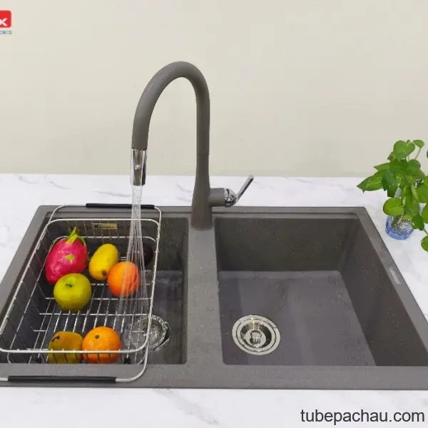 Chậu rửa bát Konox Granite Phoenix 860 Grey