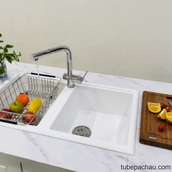 Chậu rửa bát Konox Granite Phoenix 860 Silver