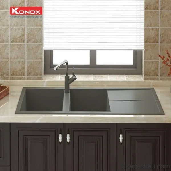 Chậu rửa bát Konox Granite Sink Livello Smart 1160 - Grey