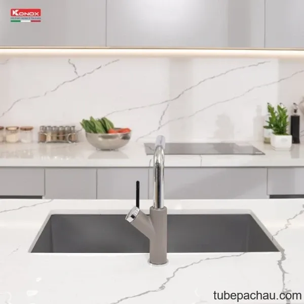 Chậu rửa bát Konox Granite Sink Naros 760S - Grey