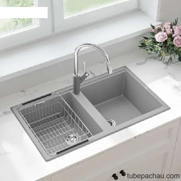 Chậu rửa bát Konox Granite Phoenix 860 Grey