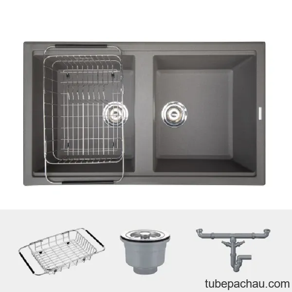 Chậu rửa bát Konox Granite Sink Phoenix Smart 860 - Grey