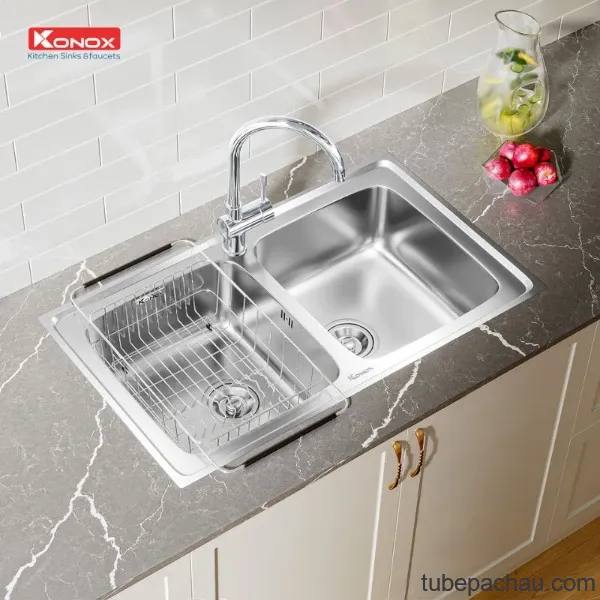 Chậu rửa bát Konox Premium KS8650 2B