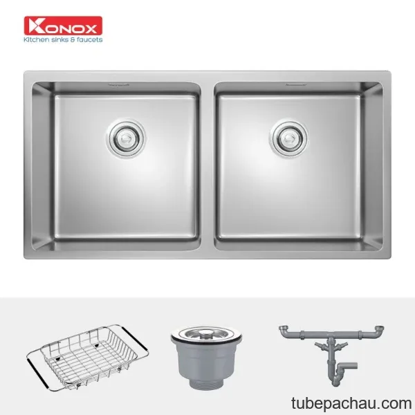 Chậu rửa bát Konox Undermount CUBE 8744DU