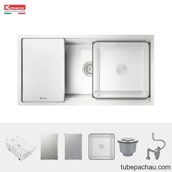 Chậu rửa bát Konox Workstation - Undermount Sink KN8644SU Dekor
