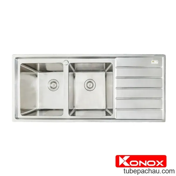 Chậu rửa chén bát Konox Premium KS11650 2B Bàn phải