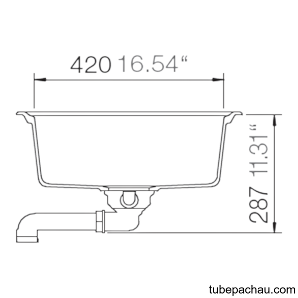 Chậu Rửa Chén HS20-GED1S60 Hafele 570.32.830