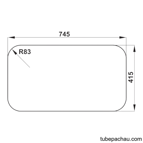 Chậu Rửa Chén HS20-SSN2R90S Hafele 567.20.506