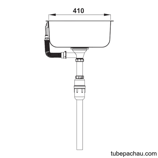 Chậu Rửa Chén HS20-SSN2R90S Hafele 567.20.506