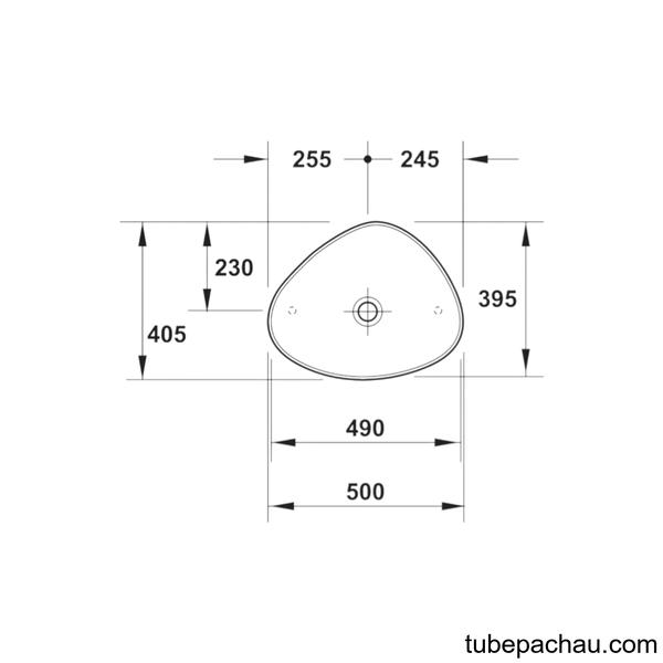 Chậu Rửa Lavabo Duravit Cape Cod 490 Hafele 588.45.242