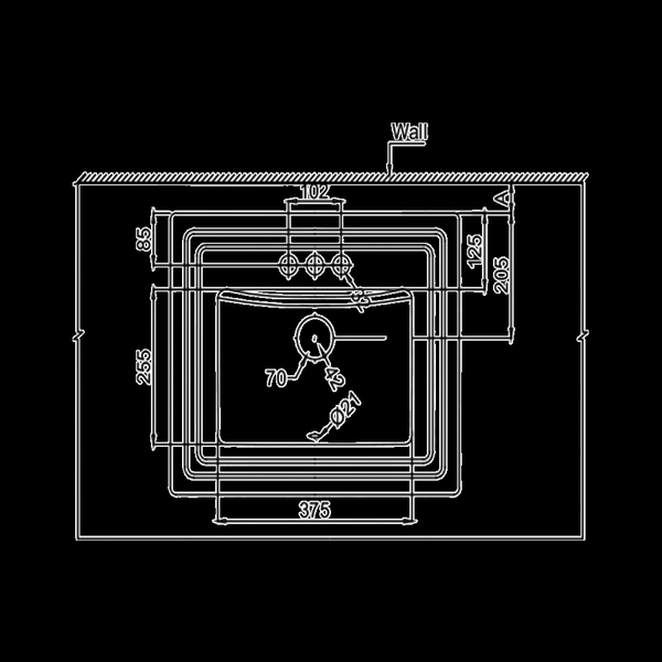 Chậu Rửa Mặt Lavabo Âm Có Vành Kyoto Hafele 588.79.110