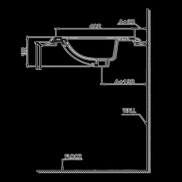 Chậu Rửa Mặt Lavabo Âm Có Vành Kyoto Hafele 588.79.110