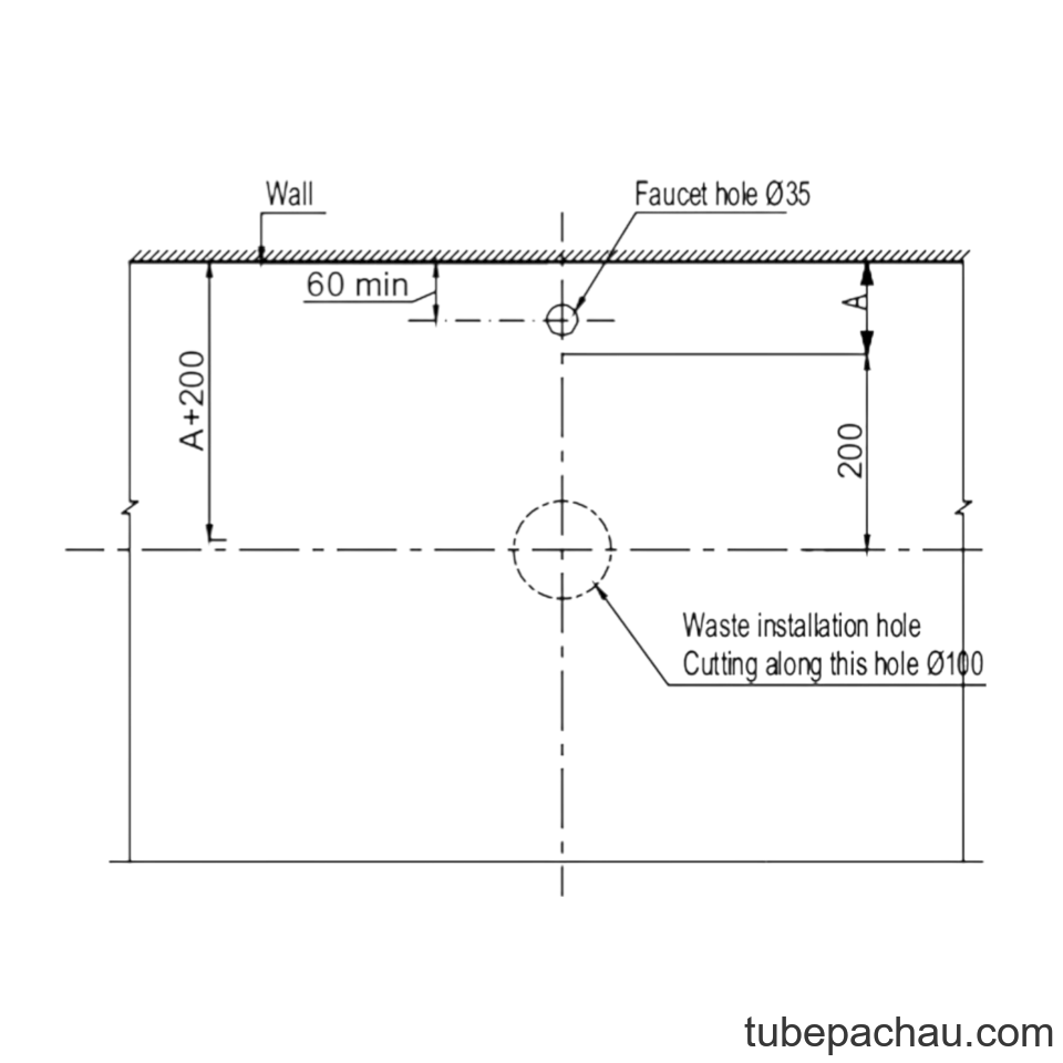 Chậu Rửa Mặt Lavabo Đặt Bàn Vigor Hafele 588.79.076