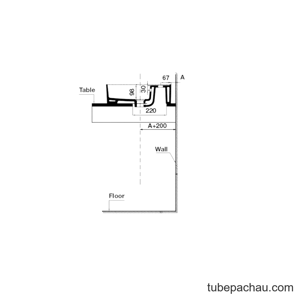Chậu Sứ Lavabo Đặt Bàn Sapporo Hafele 588.79.072