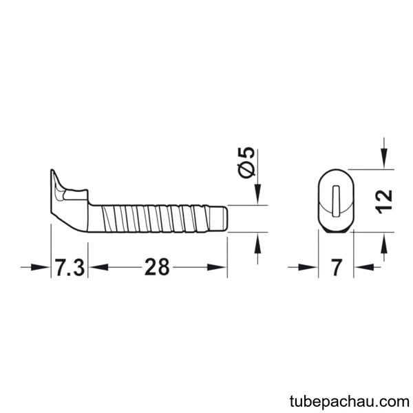 Chốt Liên Kết 8/5/30 Hafele 262.11.113