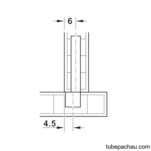 Chốt Liên Kết 8/5/30 Hafele 262.11.113