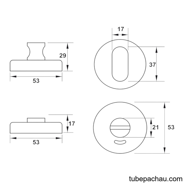 Chốt Vệ Sinh Hafele 902.54.292