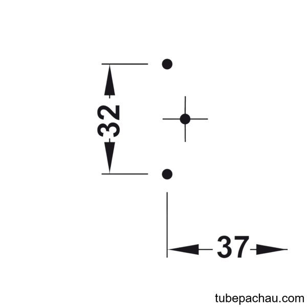 Đế Bản Lề Metalla A 2 Lỗ Hafele 311.01.076