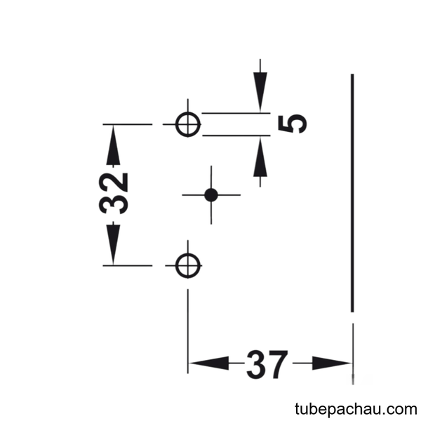 Đế Bản Lề Metalla A Hafele 311.01.080