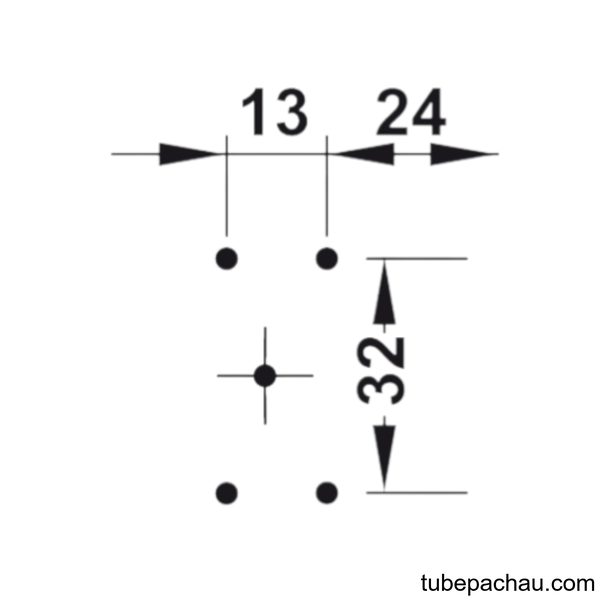 Đế Bản Lề Metalla SM Giảm Chấn Hafele 311.71.670