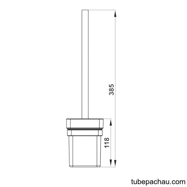 Giá Treo Cọ Vệ Sinh Hafele 580.41.450