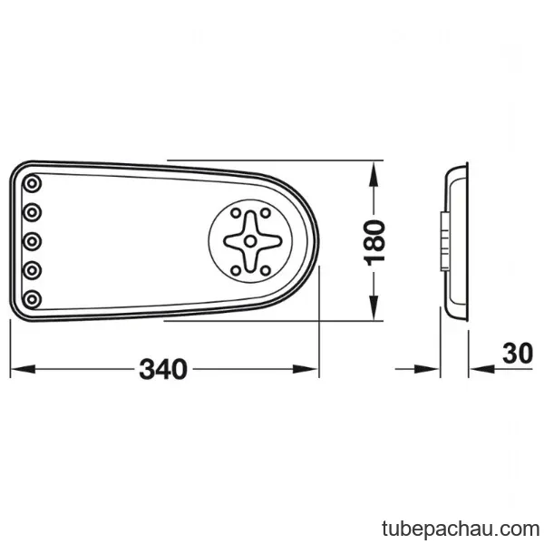 Giá treo quần áo nâng hạ tải trọng 12kg Hafele 805.21.500