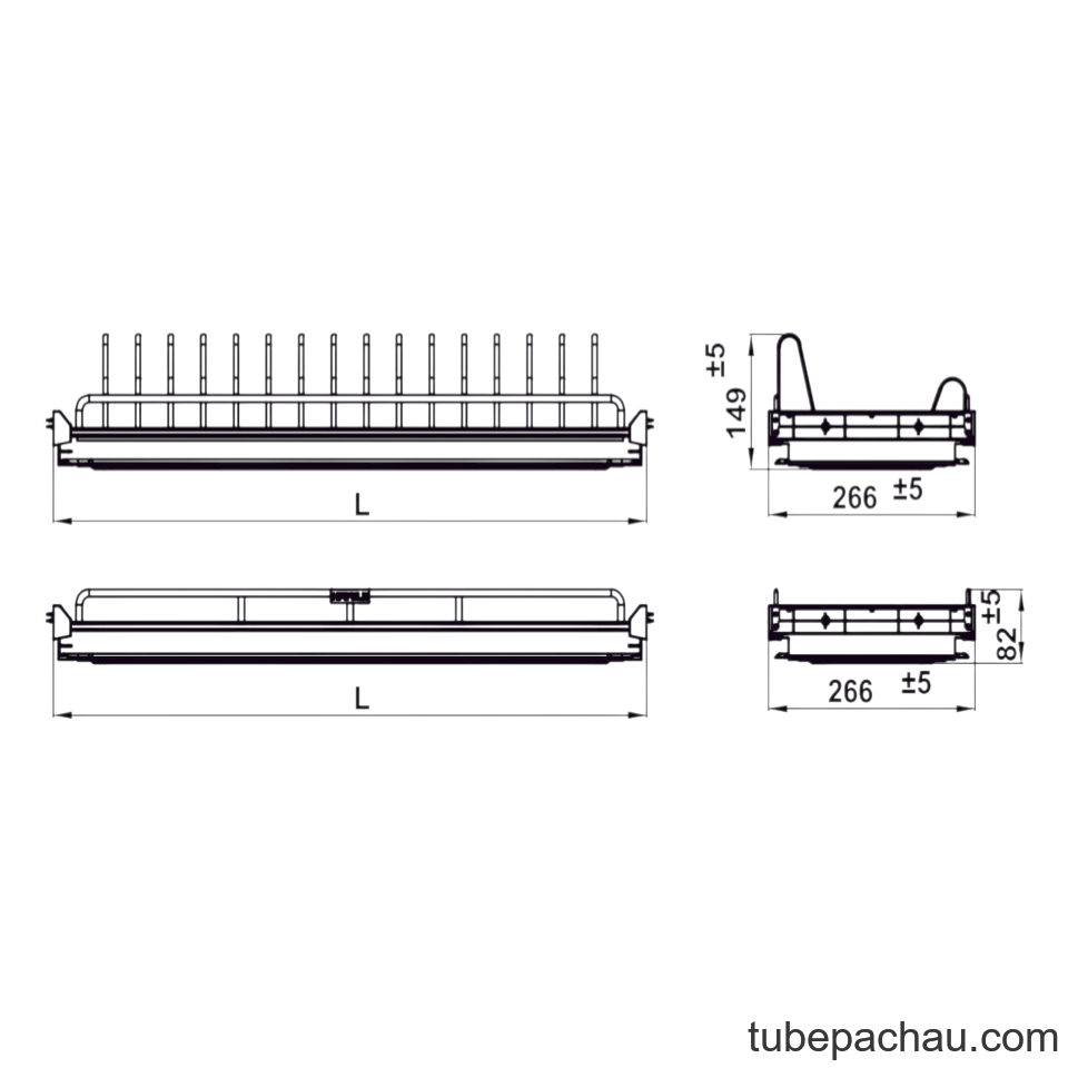 Kệ Chén Đĩa Cố Định Oria 900mm Hafele 544.07.016