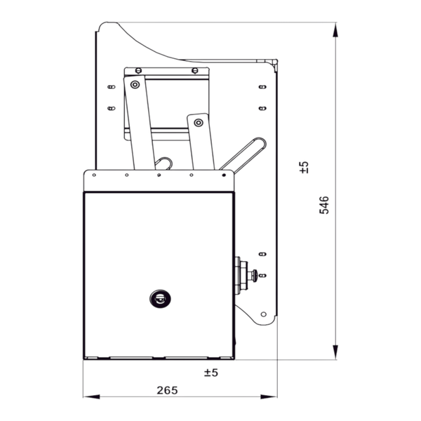 Kệ Chén Đĩa Nâng Hạ Oria 900mm Hafele 504.71.075