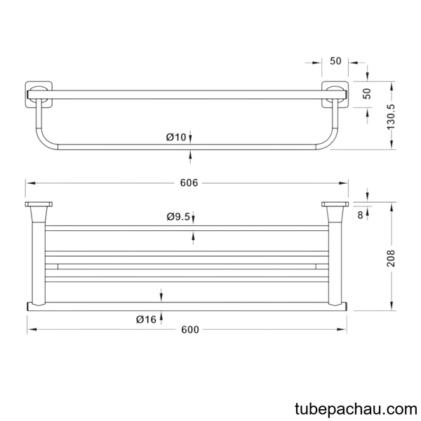 Kệ Để Khăn Tắm Hafele 580.41.413