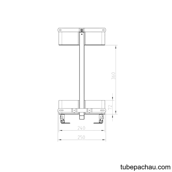Kệ Đựng Gia Vị Maxi Agent 300mm Hafele 545.14.323