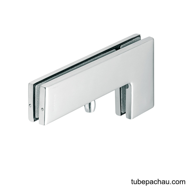 Kẹp Kính Chữ L Inox Mờ Hafele 489.81.040