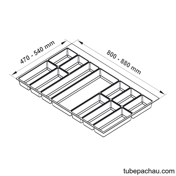 Khay Chia Classico 900mm Hafele 556.52.749