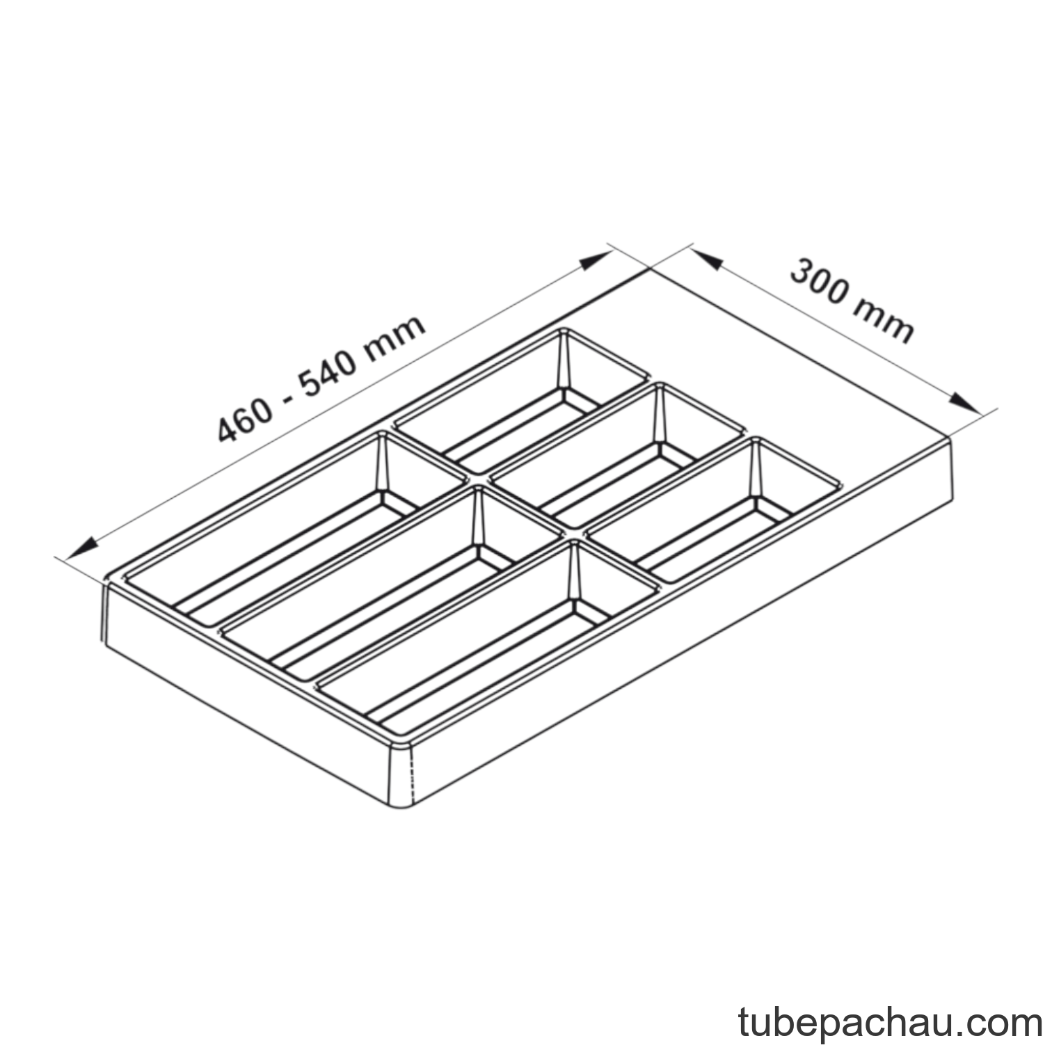Khay Chia Đa Năng Separado 300mm Hafele 556.70.040