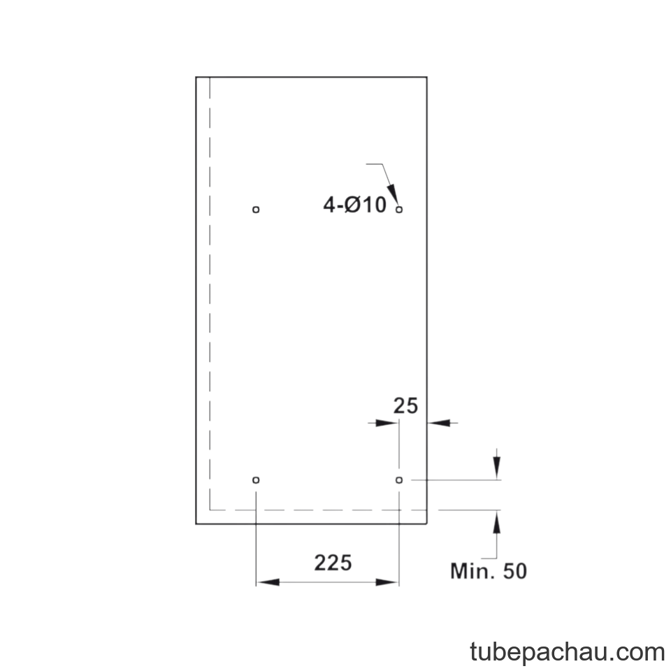 Khay Úp Chén Đĩa Presto 700mm Hafele 544.40.031