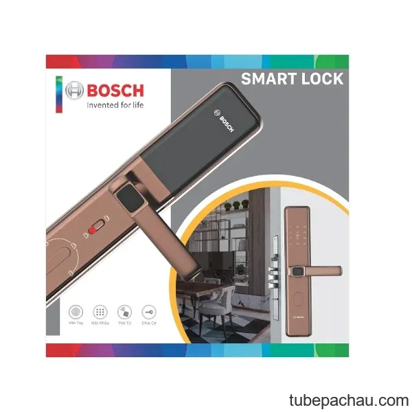 Khóa cửa điện tử Bosch ID-30BK màu đồng