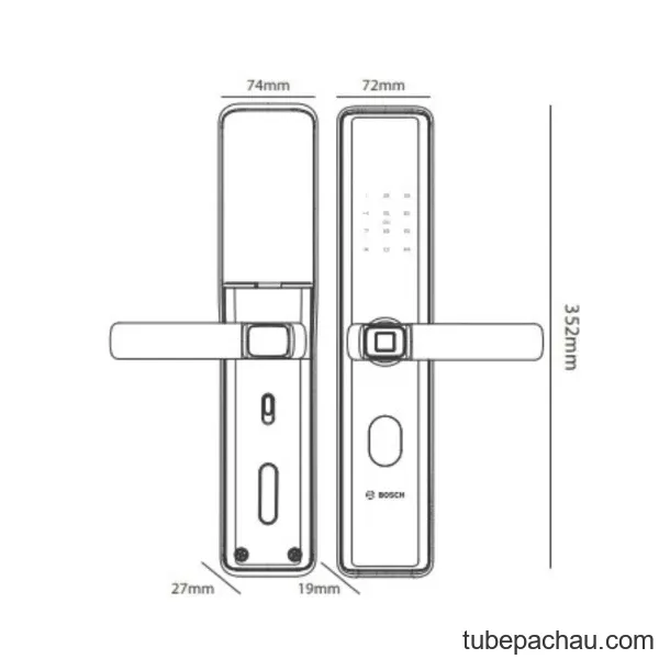 Khóa điện tử Bosch ID30 EU APP