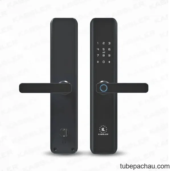 Khóa cửa vân tay Kassler KL-669 BLACK APP (MÀU ĐEN)