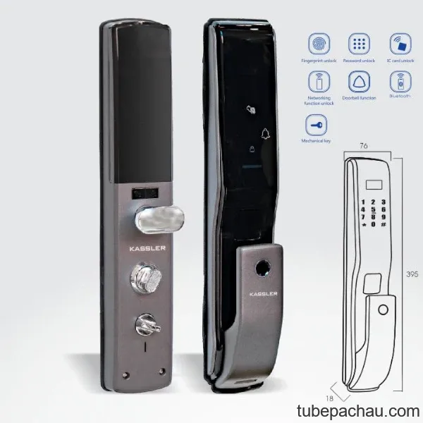 Khóa cửa vân tay Kassler KL-789 APP