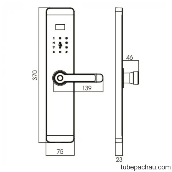 Khóa cửa vân tay thông minh Kassler KL-700
