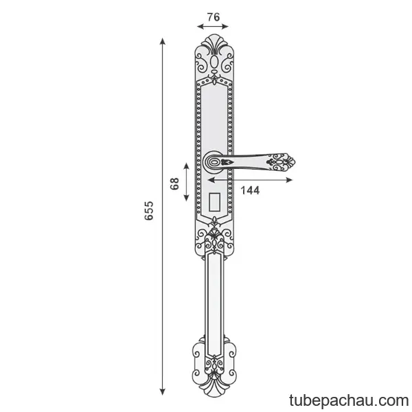 Khóa đại sảnh tân cổ Kassler KL-969GR