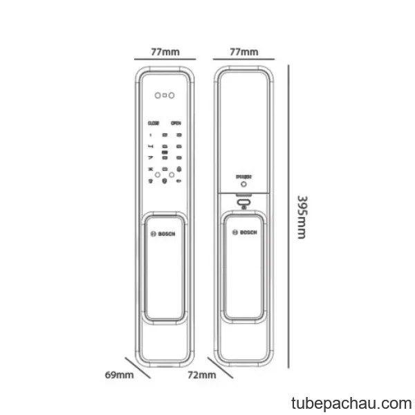 KHÓA ĐIỆN TỬ BOSCH EL 600 BK