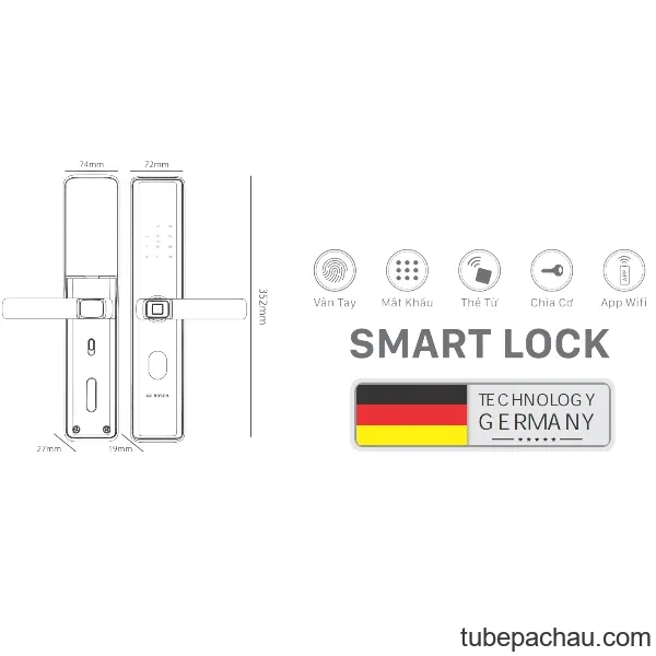 Khóa điện tử Bosch ID30B EU