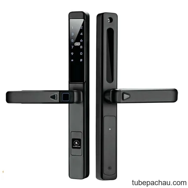 Khóa điện tử Kassler KL 588 LX Black APP/ Khóa cửa nhôm